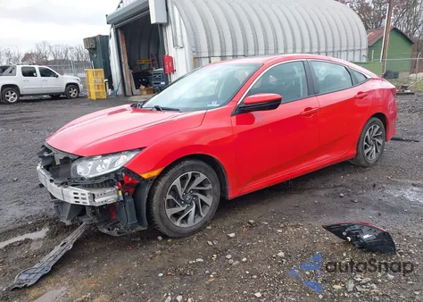 2017 Honda Civic Ex z USA, uszkodzony, nr VIN 2HGFC2F8XHH517048